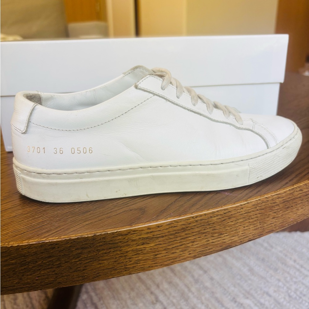 Woman by Common Projects Original Achilles Low White Sneakers